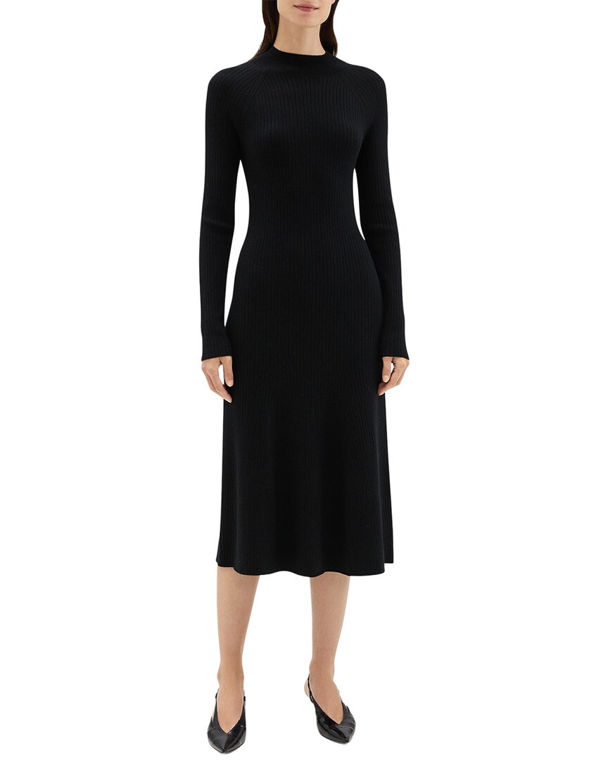 Theory Flare Midi Dress
