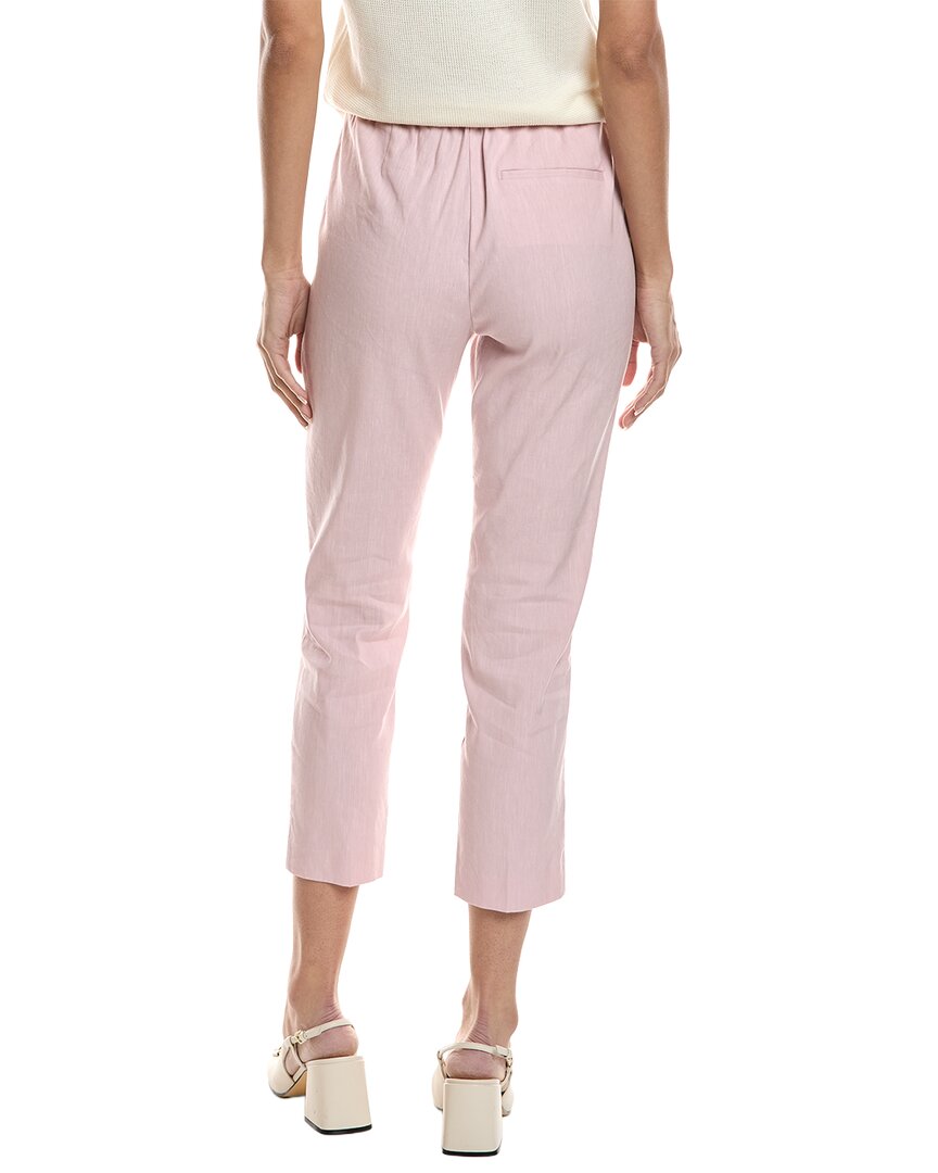 Theory Crop Linen-Blend Pant