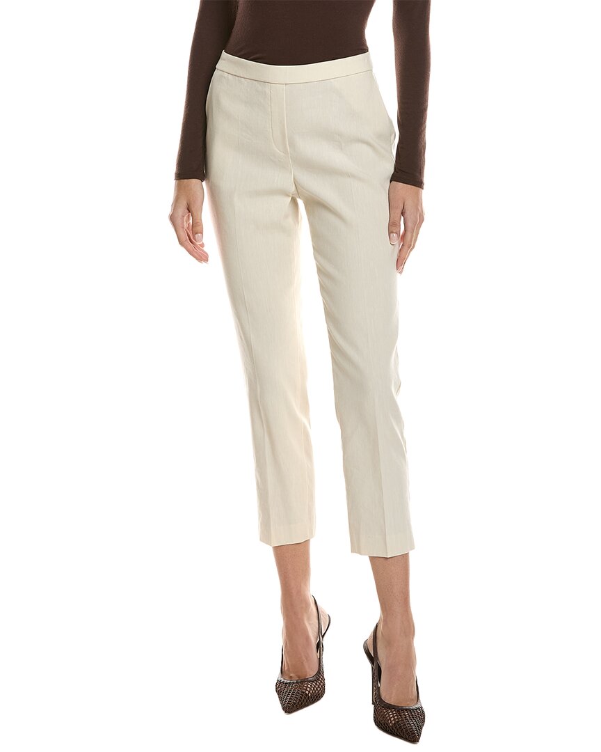 Theory Crop Linen-Blend Pant