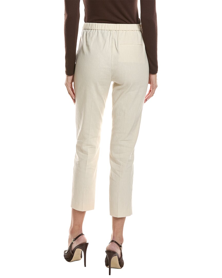 Theory Crop Linen-Blend Pant