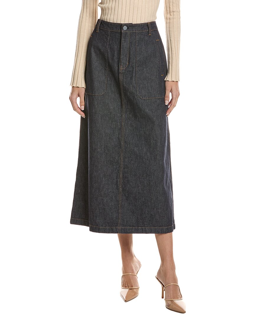 Theory Maxi Denim Skirt
