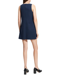 Theory V Neck Shift Dress