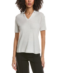 Theory Open Collar Top