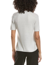 Theory Open Collar Top
