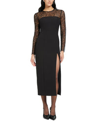Toccin Toccin Loretta Lace Combo Midi Dress