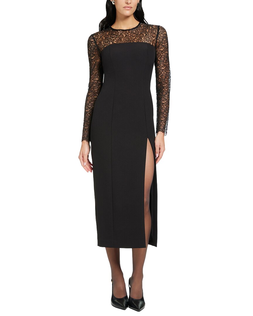 Toccin Toccin Loretta Lace Combo Midi Dress