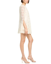 Toccin Gramercy Lace Silk-Trim Mini Dress