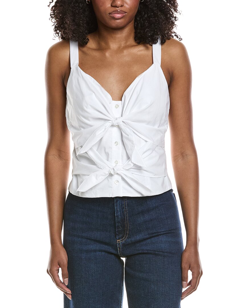Toccin Dana Tie Front Top