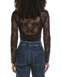 Toccin Giselle Tie Front Lace Bodysuit