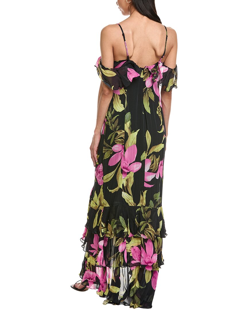 Rococo Sand High Low Maxi Dress, Black / Regular 0 (XS)