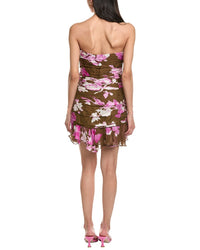 Rococo Sand Textured Mini Dress