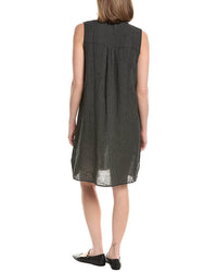 Eileen Fisher Classic Linen Midi Dress