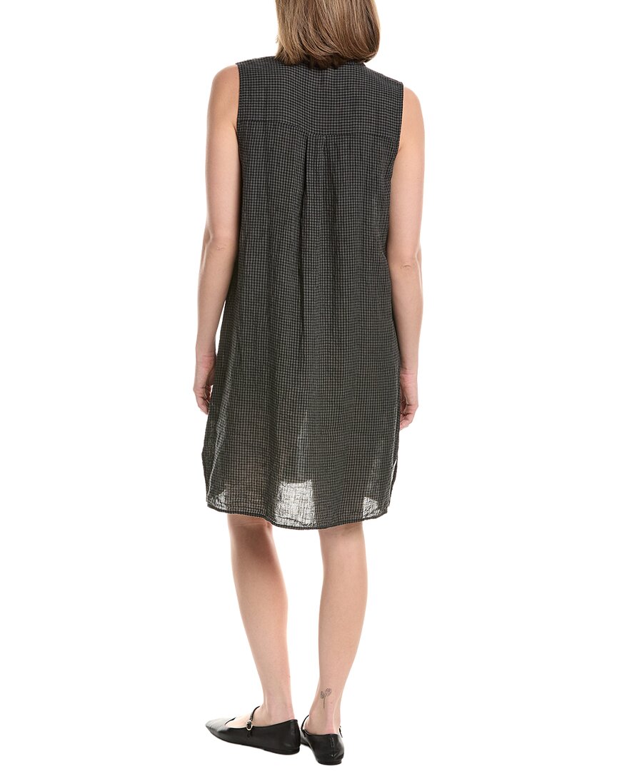 Eileen Fisher Classic Linen Midi Dress