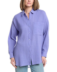 Eileen Fisher Classic Collar Long Shirt
