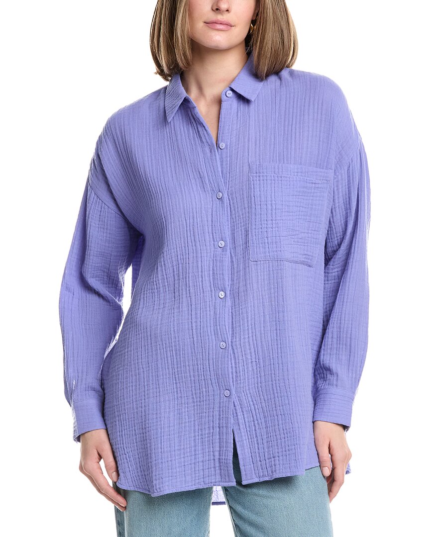 Eileen Fisher Classic Collar Long Shirt
