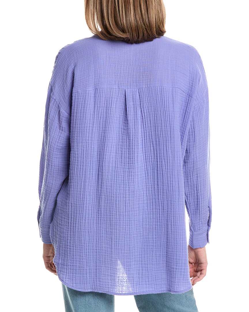 Eileen Fisher Classic Collar Long Shirt