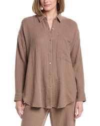 Eileen Fisher Classic Collar Long Shirt