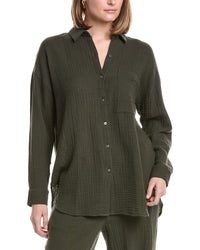 Eileen Fisher Classic Collar Long Shirt