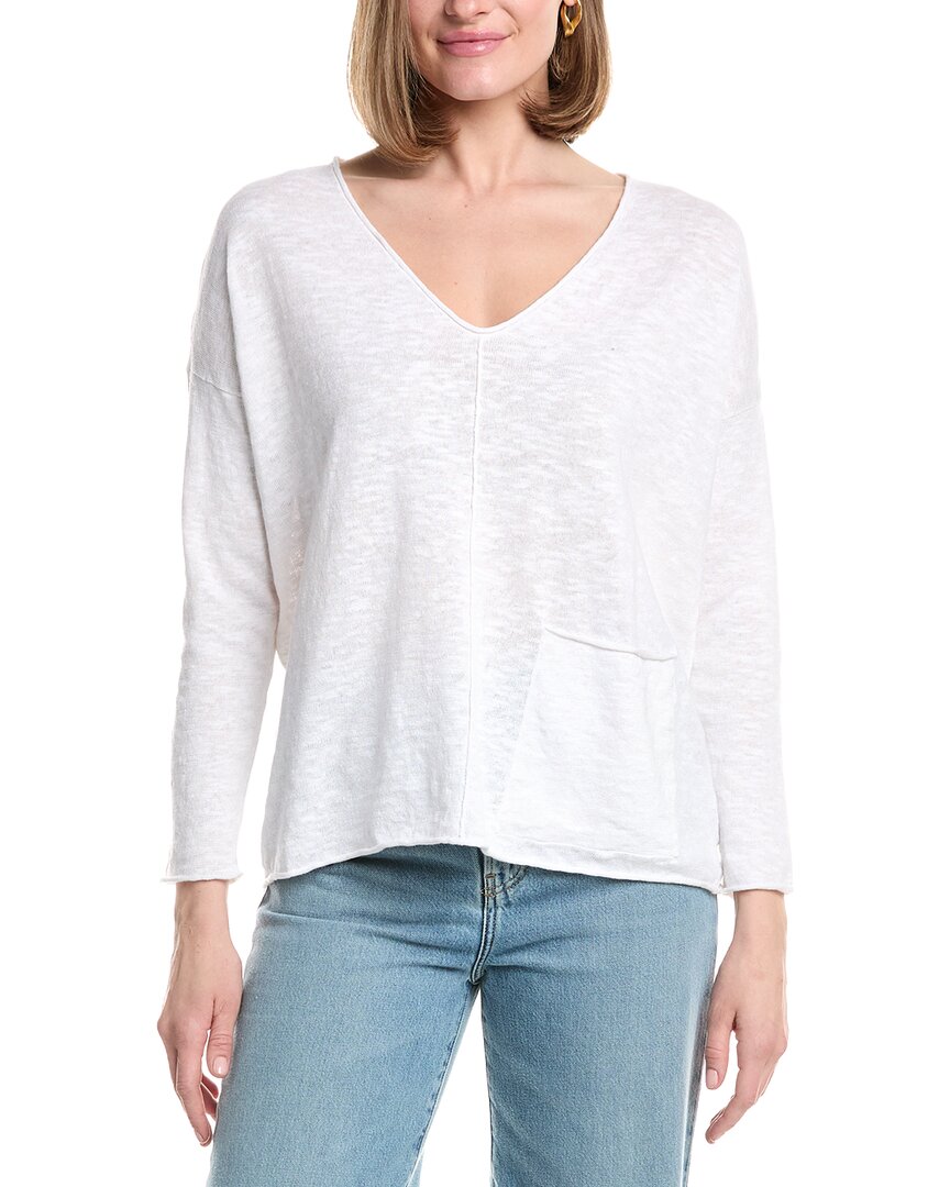 Eileen Fisher Petite Linen-Blend Sweater