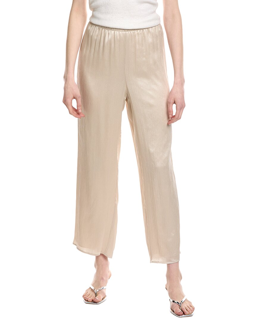 Eileen Fisher Straight Silk Ankle Pant