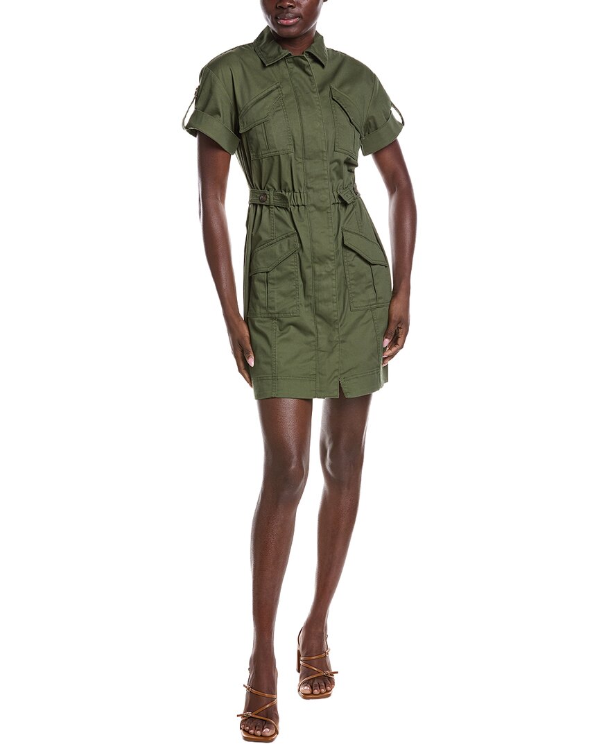 Derek Lam 10 Crosby Clotilde Cotton Drill Utility Dress