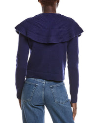 Derek Lam 10 Crosby Murray Capelet Wool-Blend Cardigan