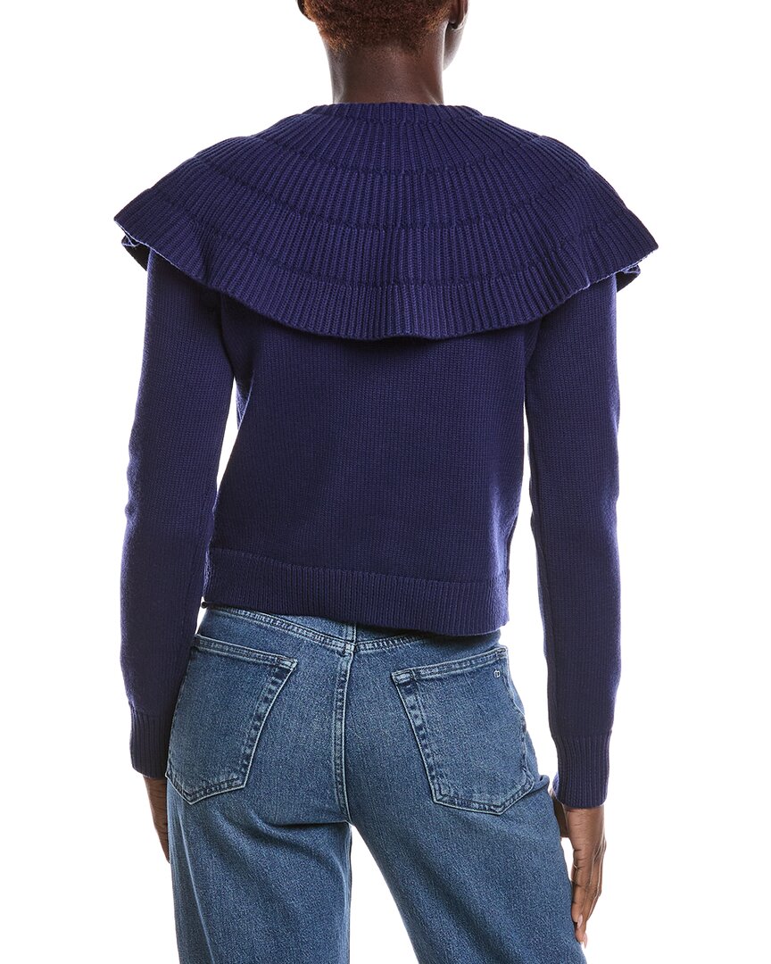 Derek Lam 10 Crosby Murray Capelet Wool-Blend Cardigan