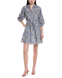 Derek Lam 10 Crosby Arbi Bracelet-Sleeve Shirtdress