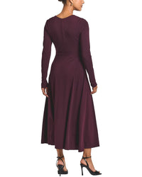 Derek Lam 10 Crosby Isabella Ruched Front Long Sleeve Dress