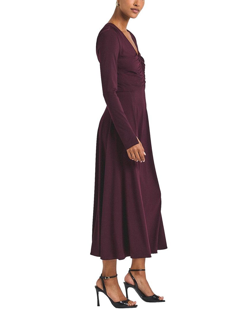Derek Lam 10 Crosby Isabella Ruched Front Long Sleeve Dress