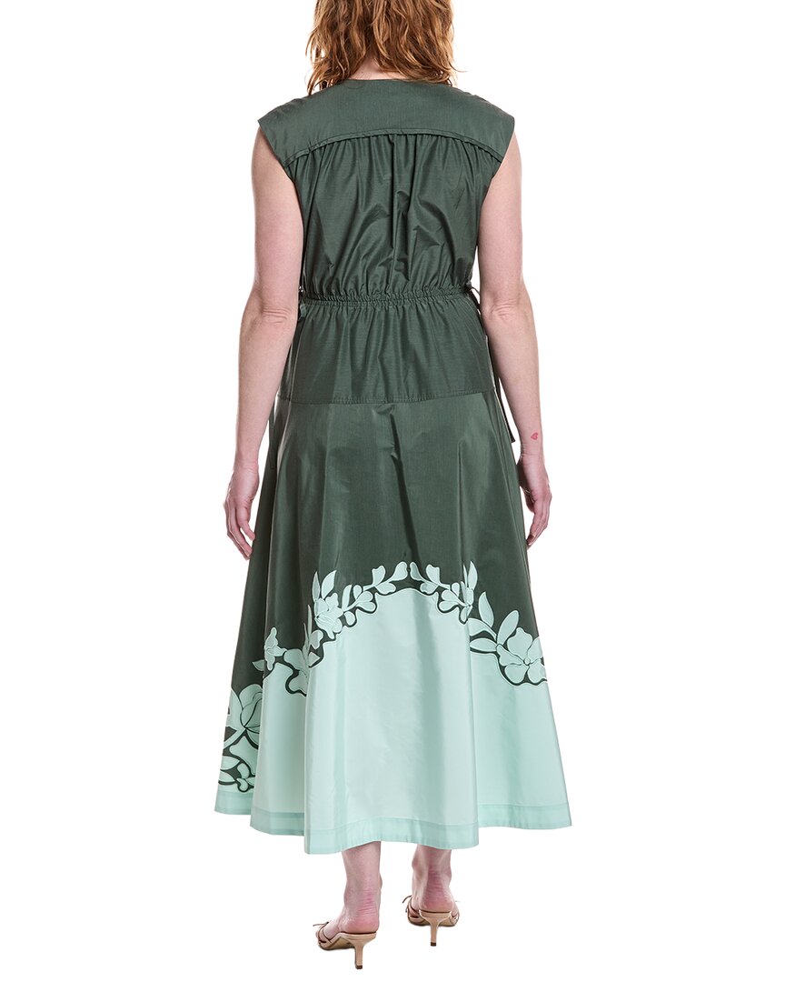 Derek Lam 10 Crosby Nara Poplin Applique Dress
