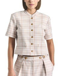 Derek Lam 10 Crosby Grace Short Sleeve Jacket