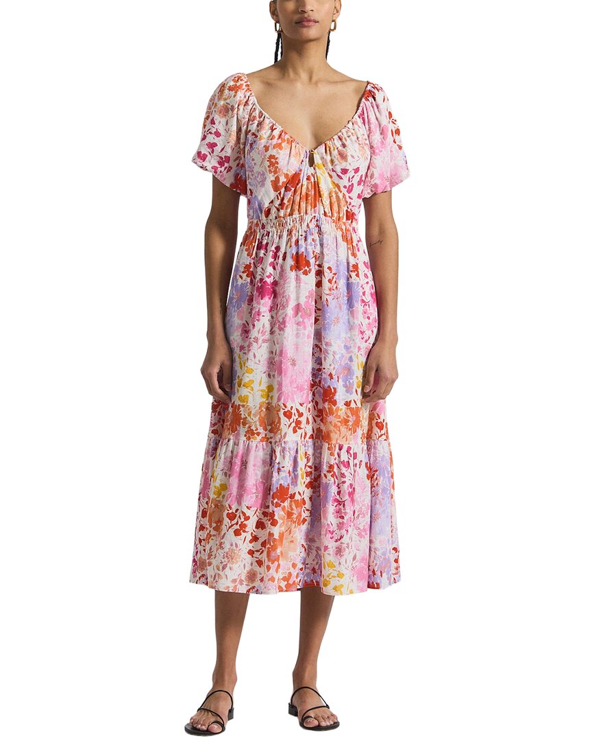 Derek Lam 10 Crosby Laine Floral Printed Linen-Blend Maxi Dress