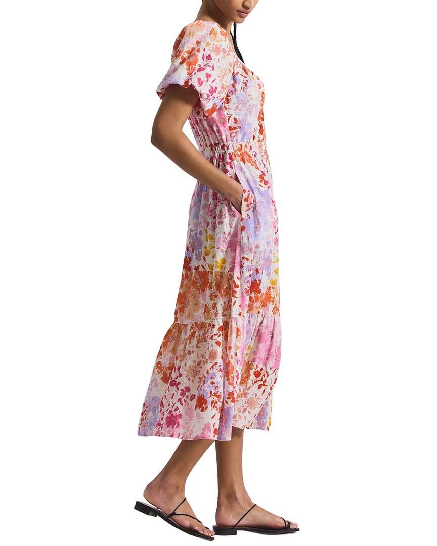 Derek Lam 10 Crosby Laine Floral Printed Linen-Blend Maxi Dress