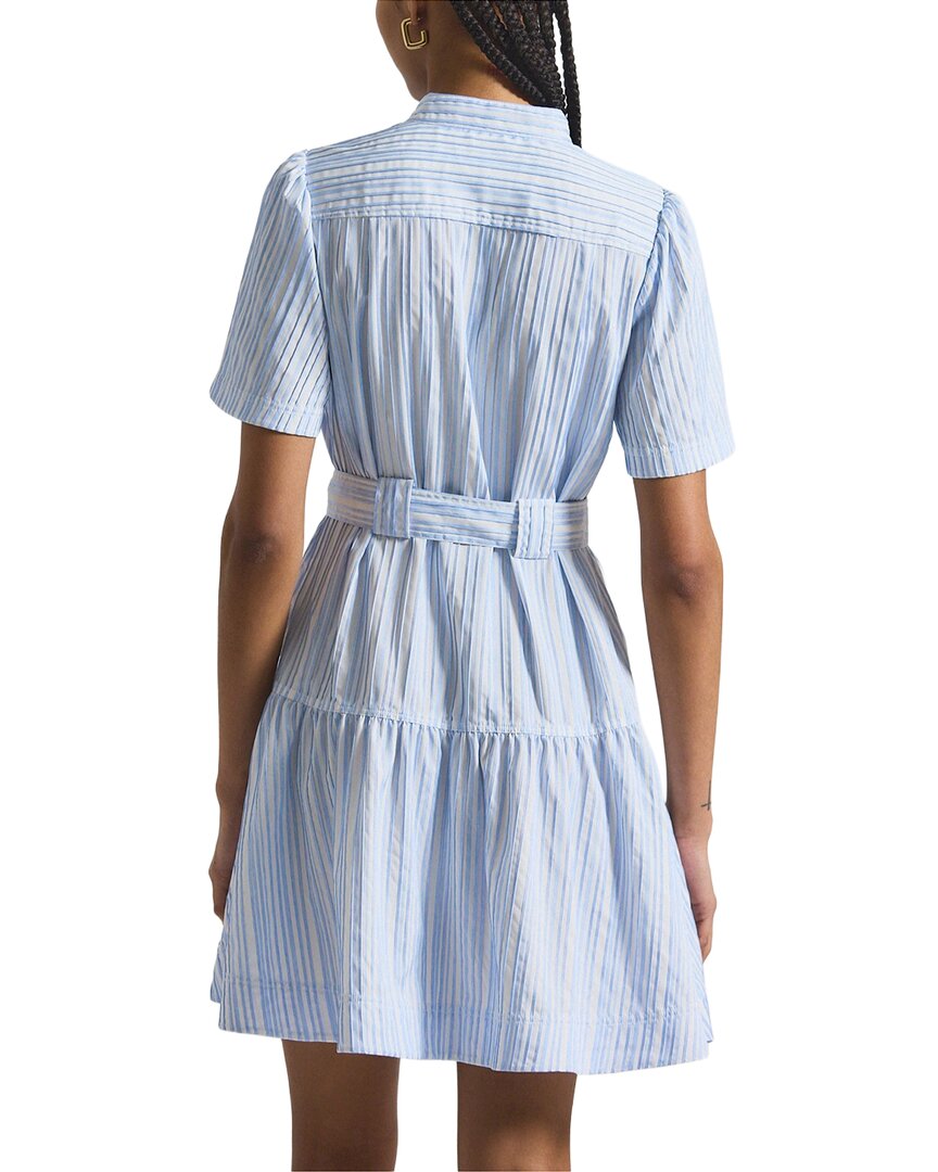 Derek Lam 10 Crosby Clynton Pintuck Stripe Shirtdress