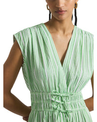 Derek Lam 10 Crosby Tora Pintuck Stripe Shirting Dress
