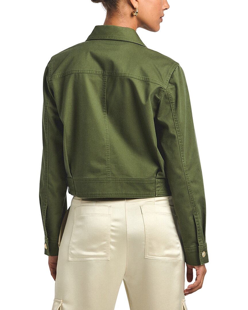 Derek Lam 10 Crosby Celinora Cotton Drill Cropped Jacket