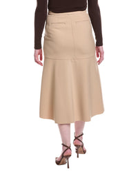 Derek Lam 10 Crosby Nicolette Wool Midi Skirt