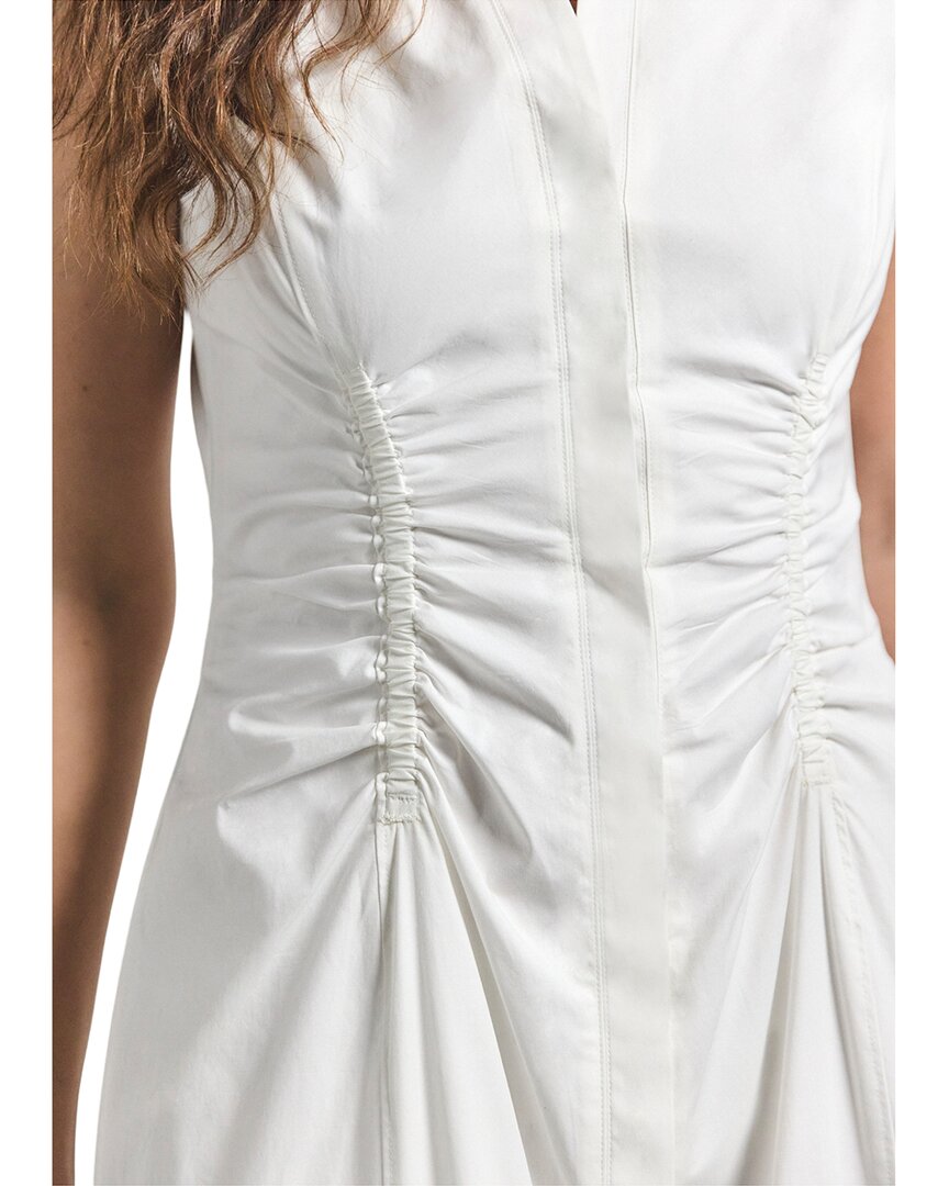 Derek Lam 10 Crosby Nera Ruched Button Down Dress