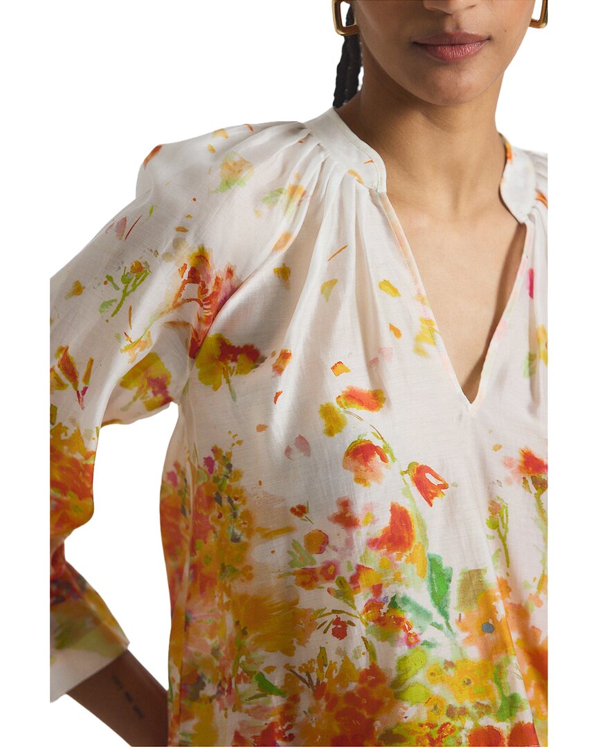 Derek Lam 10 Crosby Milon Organza V-Neck Blouse
