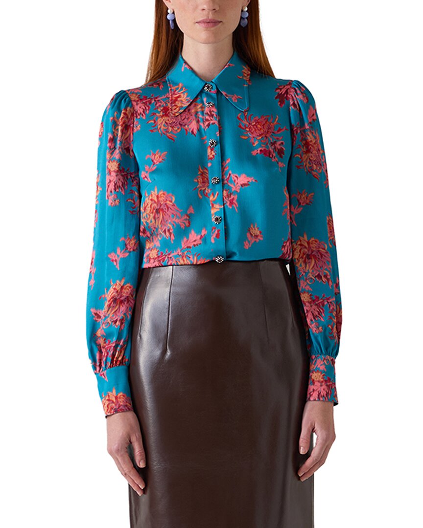 Lk Bennett Sonya Woven Top