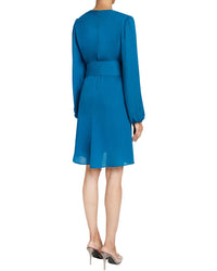 Santorelli Silk A-Line Dress