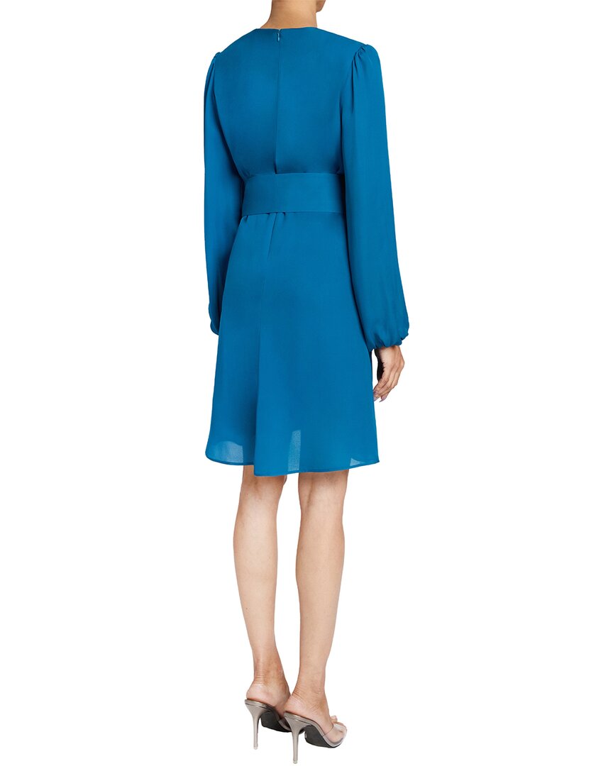 Santorelli Silk A-Line Dress
