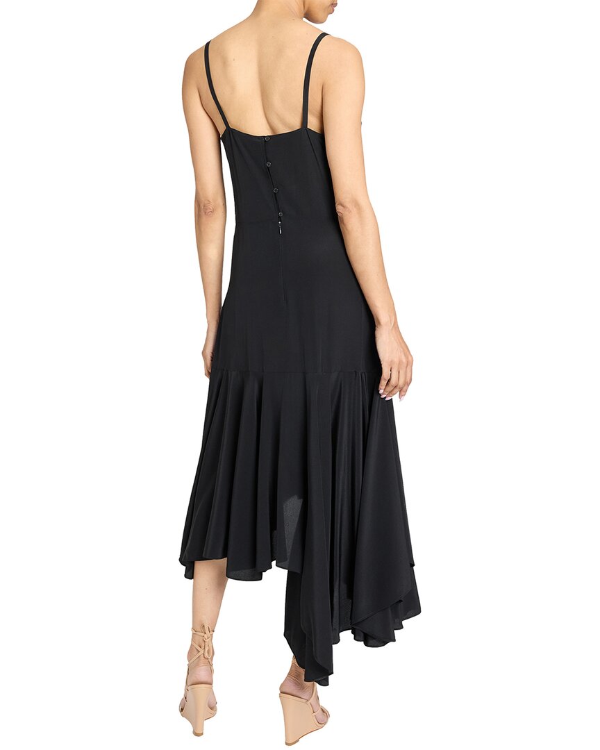Santorelli Silk A-Line Dress