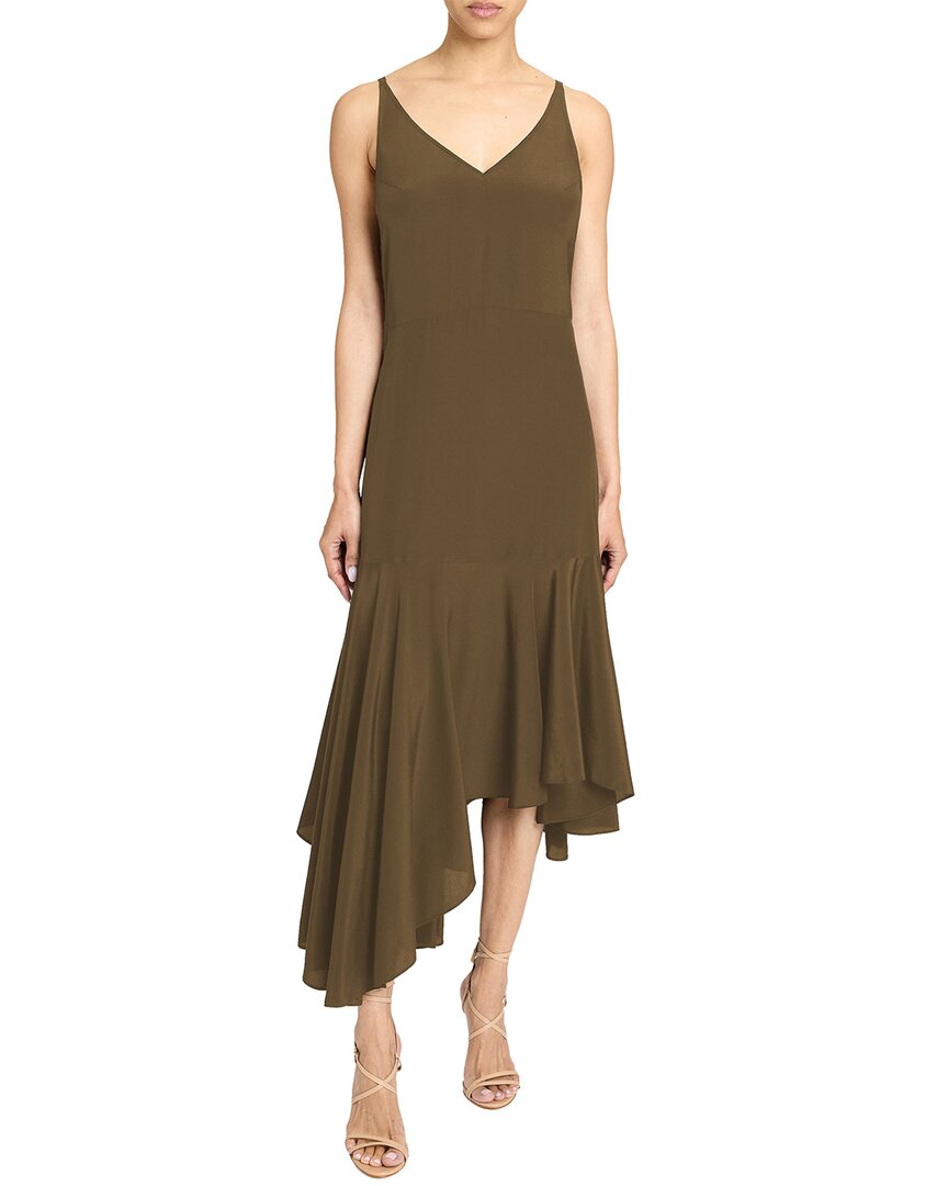Santorelli Silk A-Line Dress