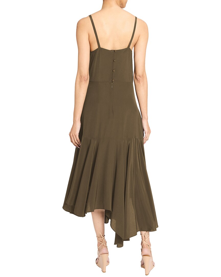 Santorelli Silk A-Line Dress