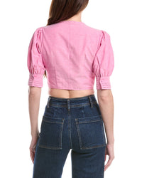Estellina Short Puff Sleeve Top
