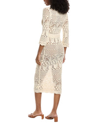 L'agence Dovie Mixed Pointelle Dress