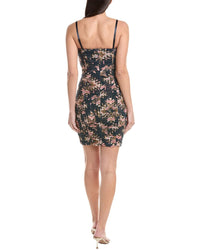 L'agence Bray Shirred Mini Dress