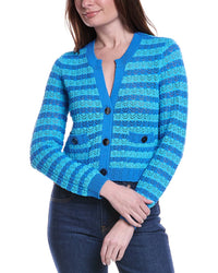 L'agence Pointelle Knit Cardigan